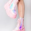 Cape Robbin X LASR Exclusive Pink Poison Platform Boots LASR Exclusives