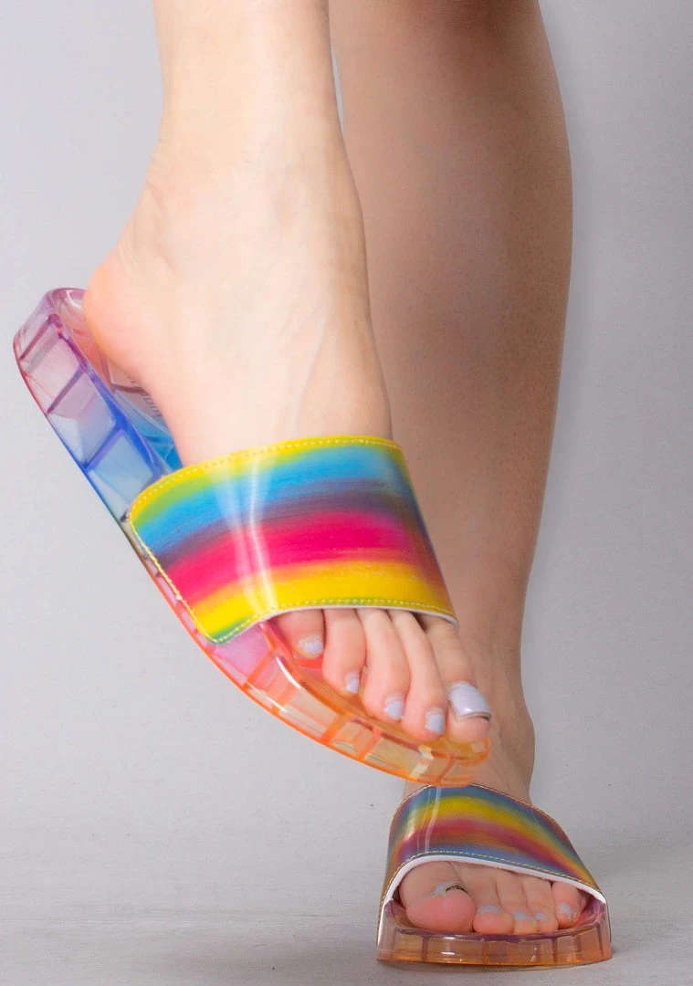 Cape Robbin Show Me Love Jelly Sandal Shoes