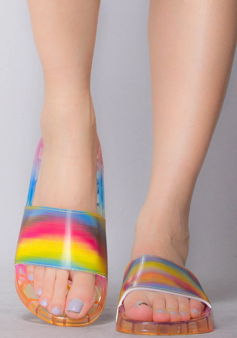 Cape Robbin Show Me Love Jelly Sandal Shoes