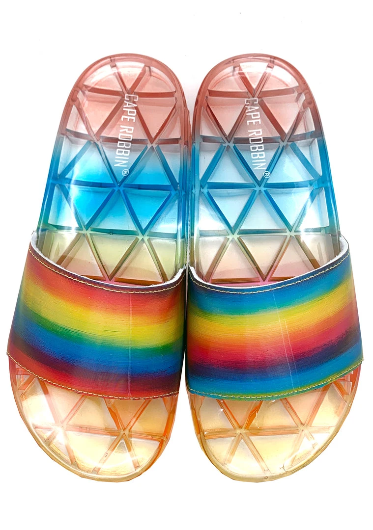 Cape Robbin Show Me Love Jelly Sandal Shoes