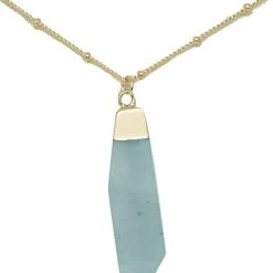 Charged Peace Amazonite Gemstone Necklace New