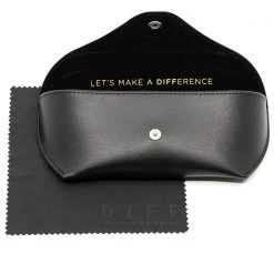 DIFF Eyewear Tate Sunglasses In Black/Aegean Mirror The Great Fantastic