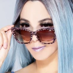 DIFF Eyewear Becky II Sunglasses In Leopard Tortoise/Brown The Great Fantastic