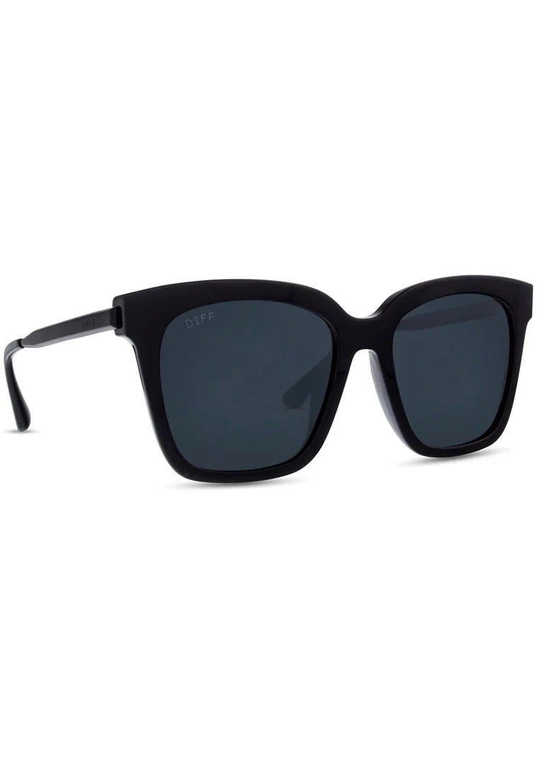 DIFF Eyewear The Great Fantastic Bella Polarized Sunglasses In Black/Grey