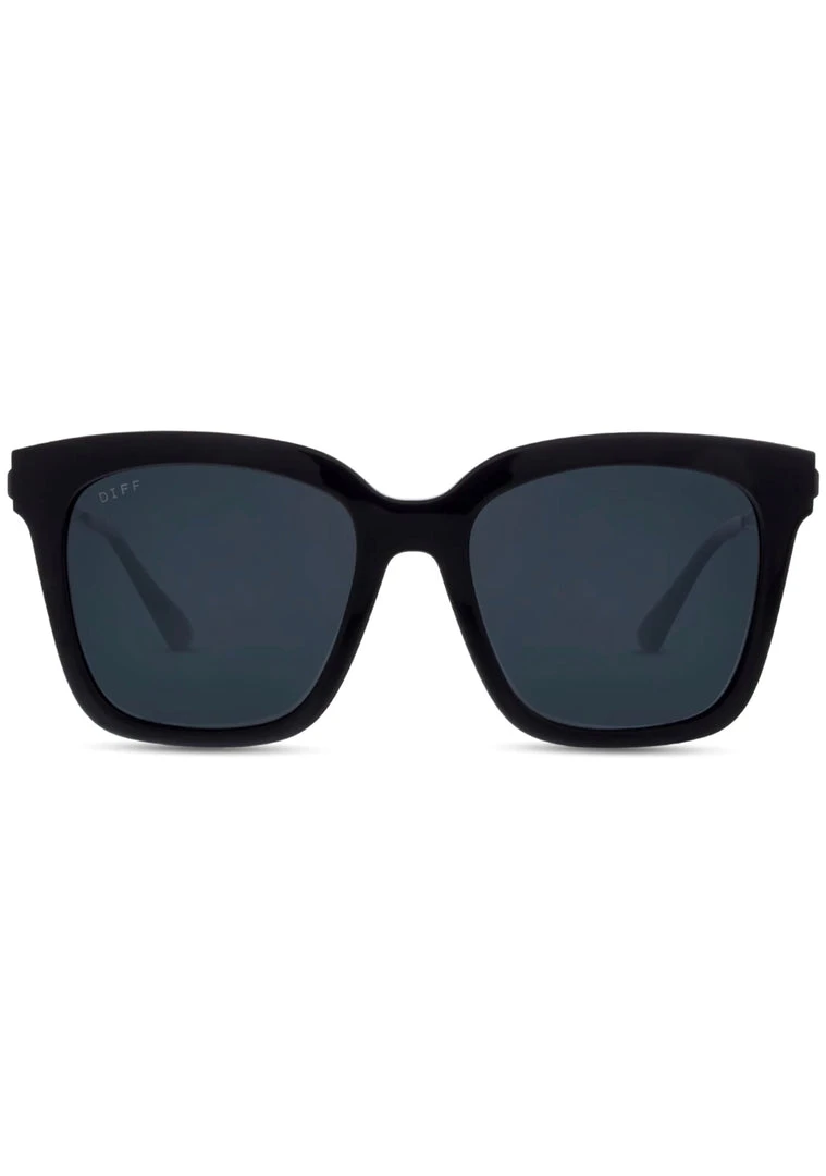DIFF Eyewear The Great Fantastic Bella Polarized Sunglasses In Black/Grey