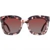 DIFF Eyewear Carson Polarized Sunglasses In Himalayan Tortoise/Rose Gradient
