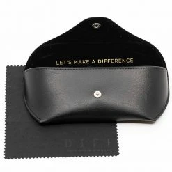 DIFF Eyewear New Gia Sunglasses In Black/Grey Mirror