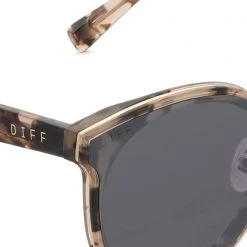 DIFF Eyewear Jules Sunglasses In Himalayan Tortoise/Grey