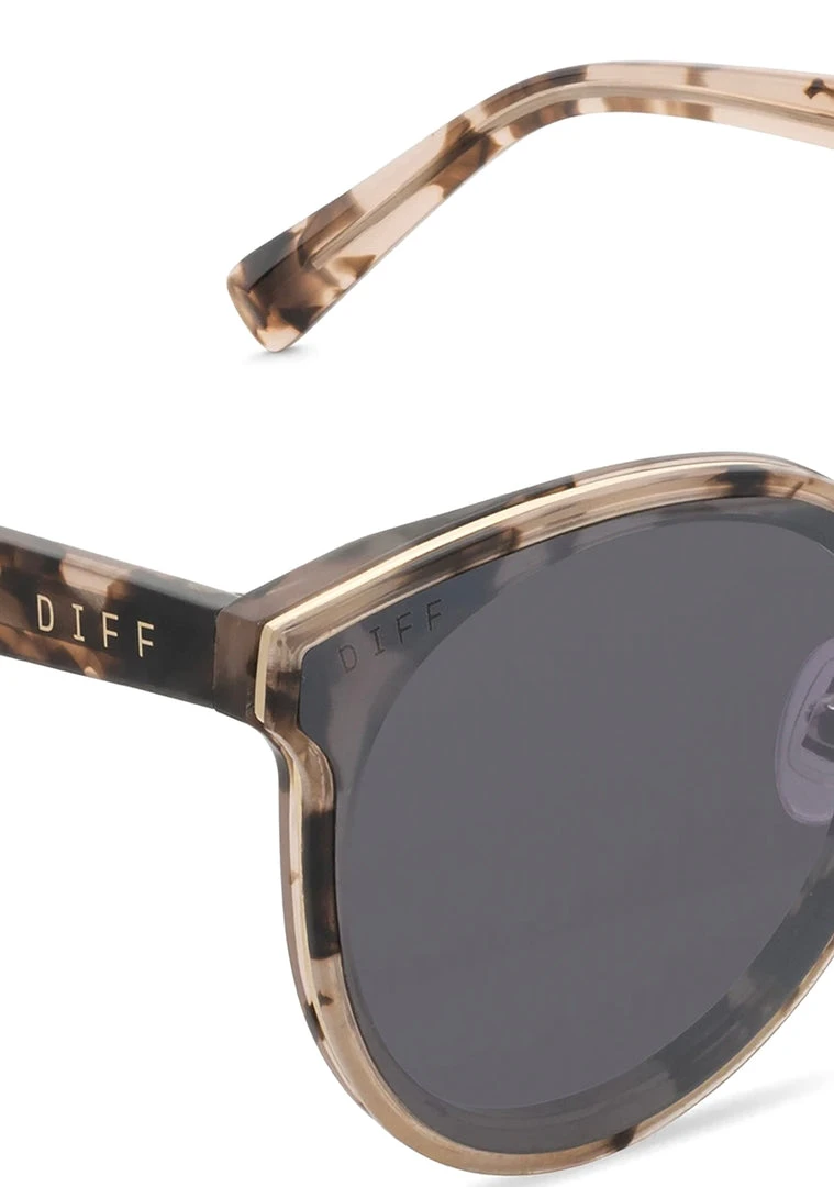 DIFF Eyewear Jules Sunglasses In Himalayan Tortoise/Grey