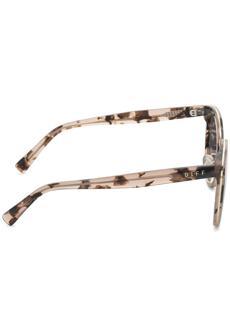 DIFF Eyewear Jules Sunglasses In Himalayan Tortoise/Grey