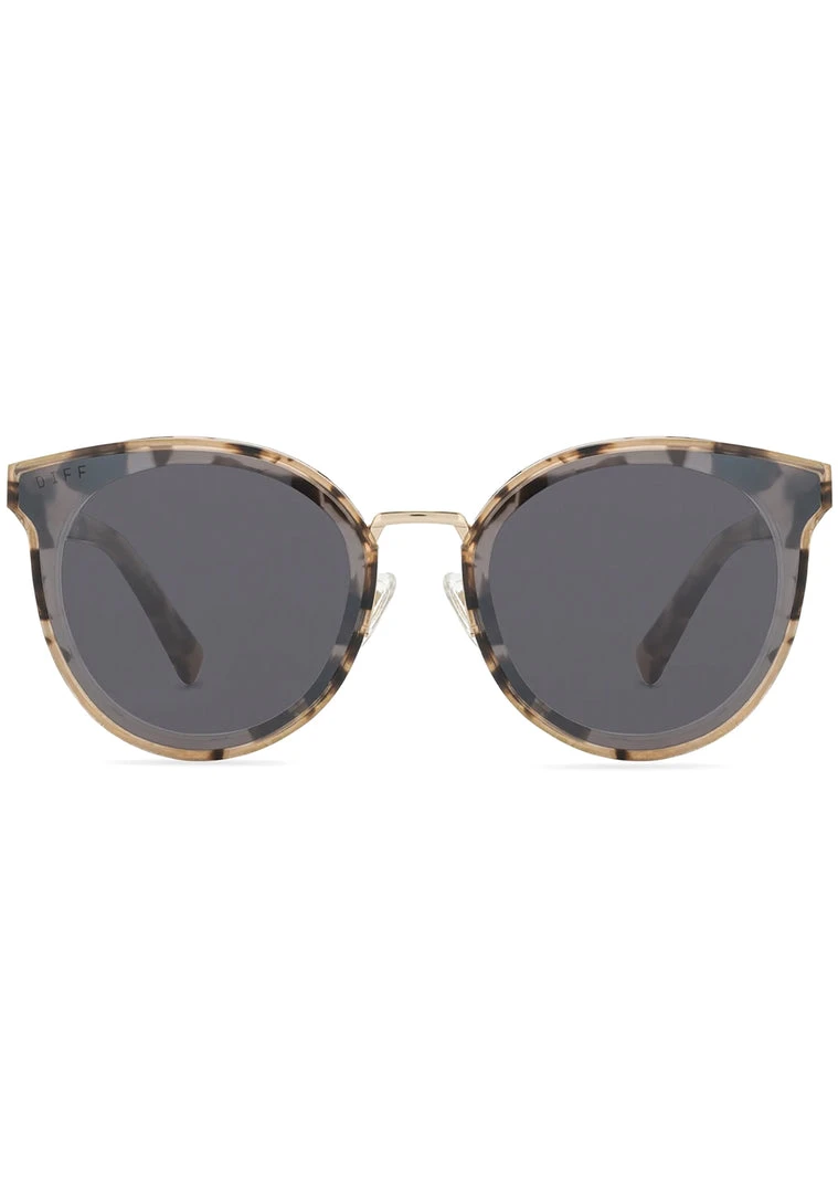DIFF Eyewear Jules Sunglasses In Himalayan Tortoise/Grey