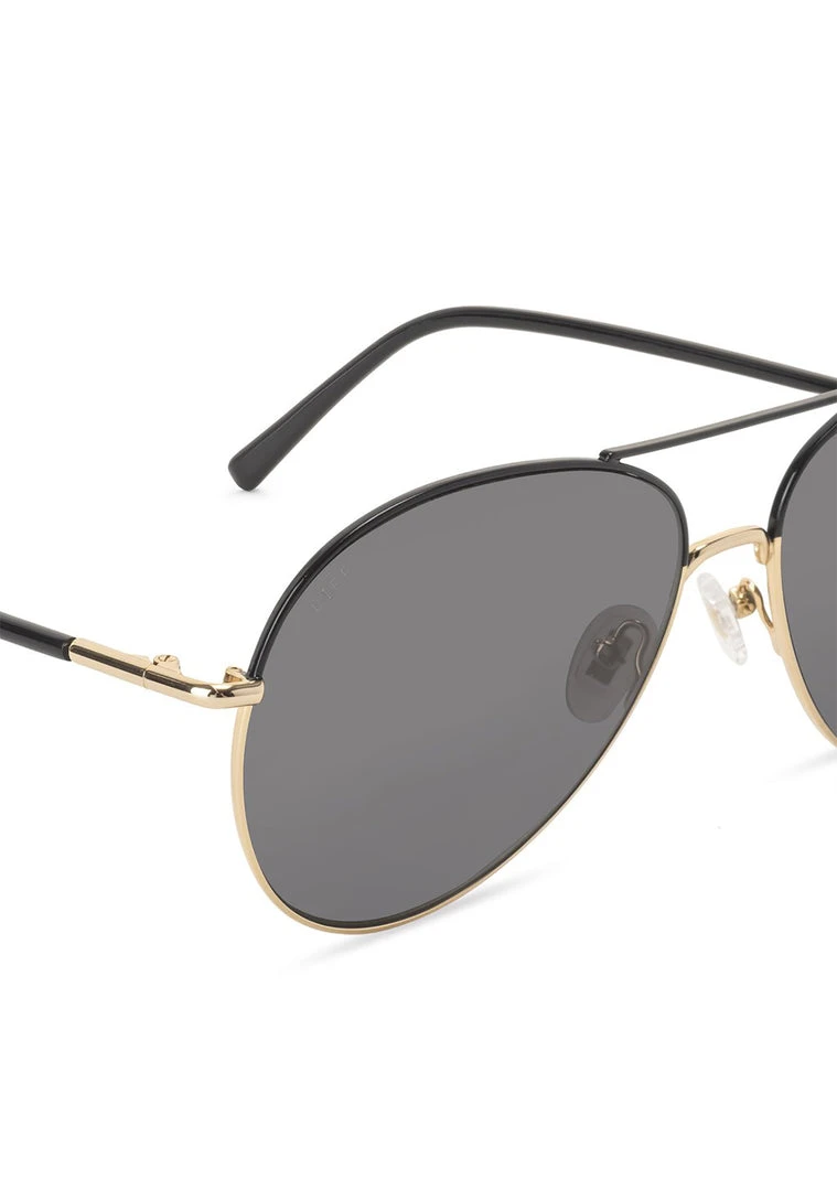 DIFF Eyewear Knox Sunglasses In Gold/Grey The Great Fantastic