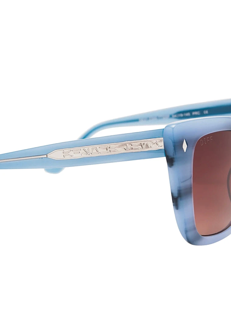 DIFF Eyewear X Star Wars Ahsoka Tano Polarized Sunglasses In Torgruta Tortoise/Maroon Gradient