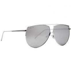 DIFF Eyewear The Great Fantastic X Star Wars The Mandalorian Polarized Sunglasses In Razor Crest Grey/Silver Mirror Polarized