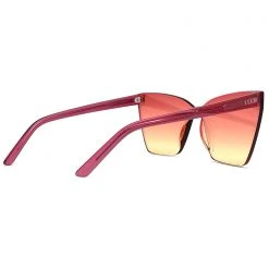 DIFF Eyewear Goldie Sunglasses In Macarena Pink Crystal Sunset Gradient Flash