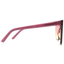 DIFF Eyewear Goldie Sunglasses In Macarena Pink Crystal Sunset Gradient Flash