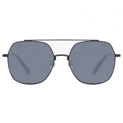 DIFF Eyewear The Great Fantastic X H.E.R. Paradise Sunglasses In Black/Gray Mirror