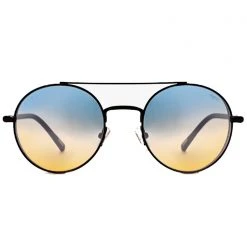 DIFF Eyewear The Great Fantastic X H.E.R. Driver Sunglasses In Black/Blue To Orange Flash