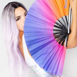 Daftboy Beyond Basic Ombre Sunset Rave Fan