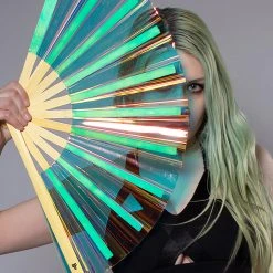 Daftboy The Great Fantastic Fluid Fantasy Iridescent Rave Fan