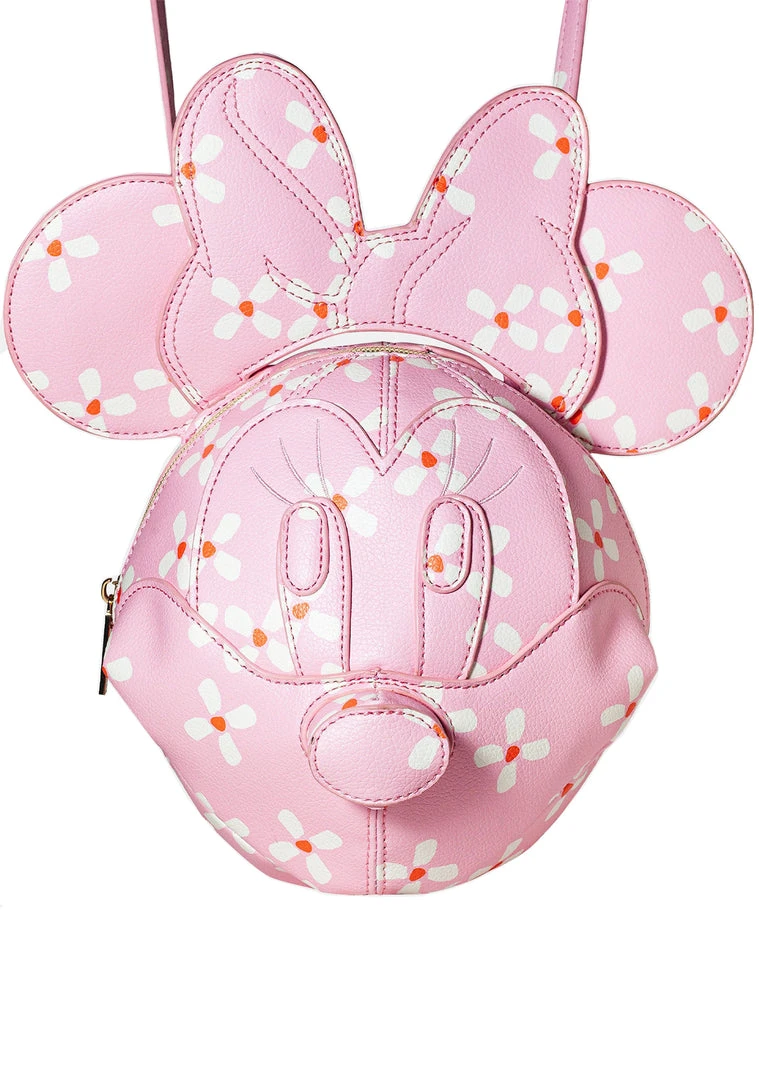 Danielle Nicole X Disney 3D Minnie Cherry Blossom Crossbody Bag