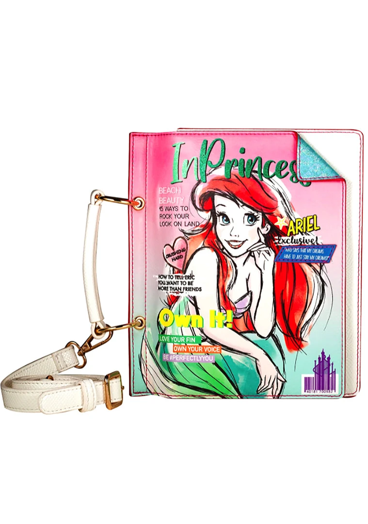 Danielle Nicole X Disney Little Mermaid Ariel Magazine Crossbody Bag