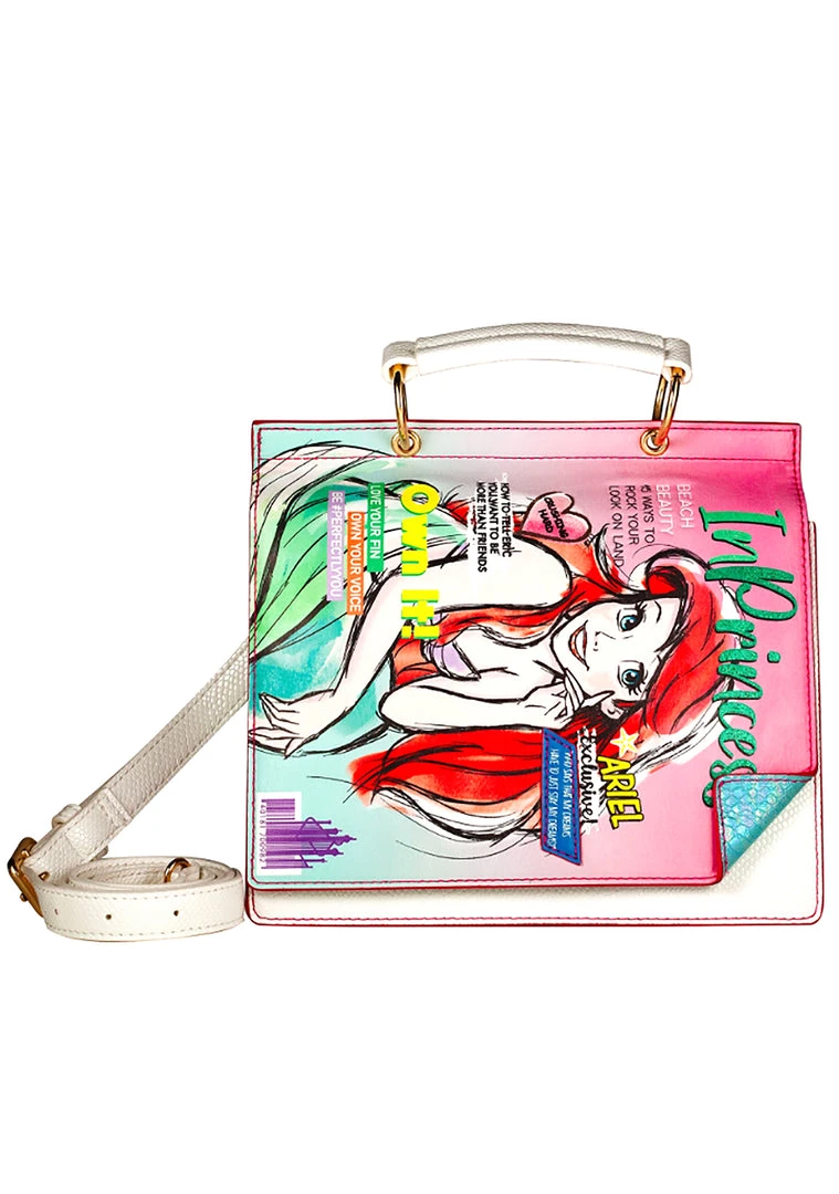 Danielle Nicole X Disney Little Mermaid Ariel Magazine Crossbody Bag