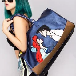 Danielle Nicole X LASR Exclusive Disney Little Mermaid Kiss The Girl Weekender Bag LASR Exclusives