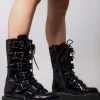 Demonia Shoes Necromancer Platform Boots