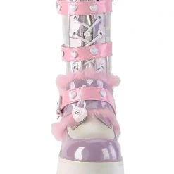 Demonia Mad World Lovesick Platform Boots
