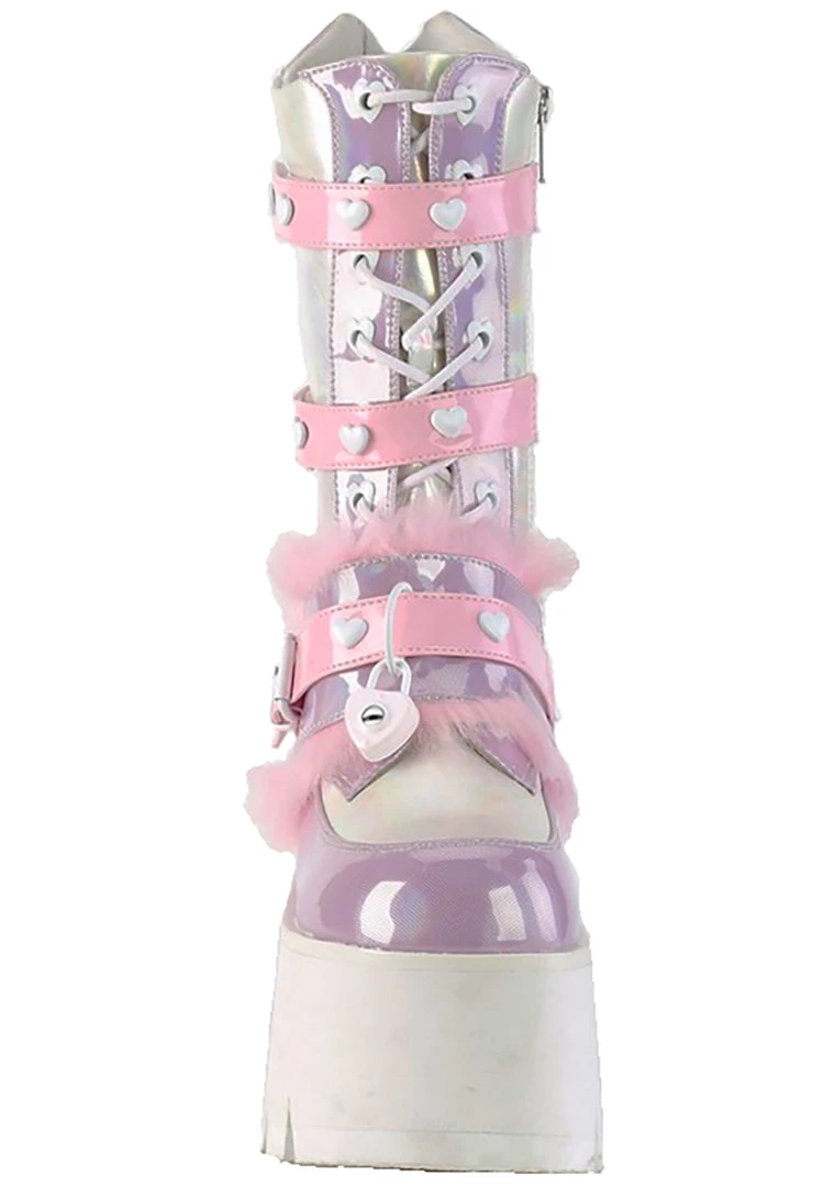 Demonia Mad World Lovesick Platform Boots