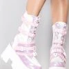 Demonia Mad World Lovesick Platform Boots