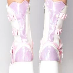 Demonia Mad World Lovesick Platform Boots