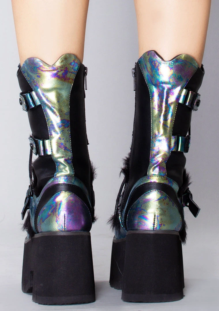 Demonia Mad World Party Monster Platform Boots