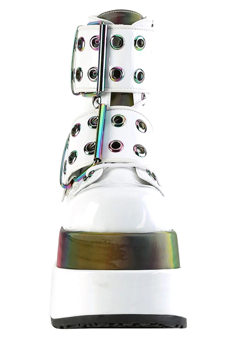 Demonia Raving Rainbow Platform Boots