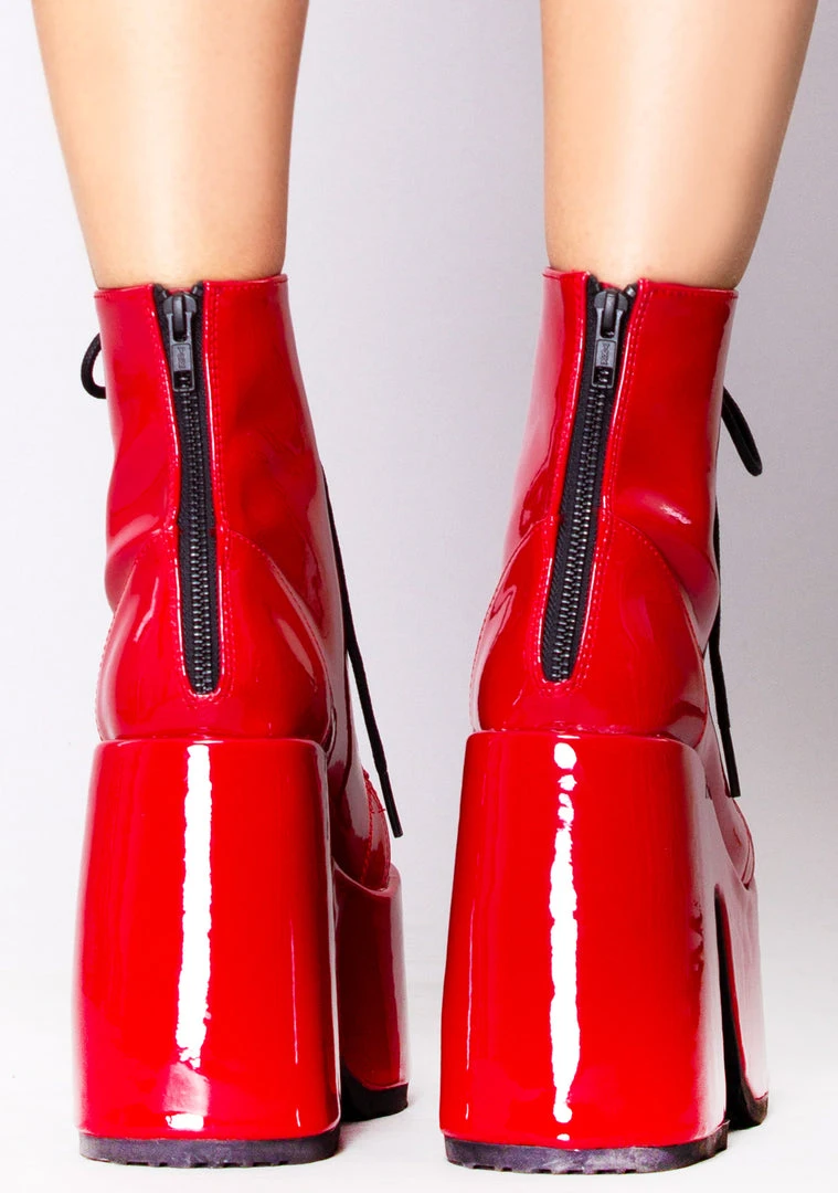 Demonia Kneel Before Me Platform Boots