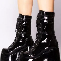 Demonia Hollywood Hellraiser Platform Boots Shoes