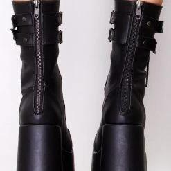 Demonia Shoes Night Dive Platform Boots