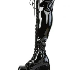 Demonia Mistress May I Platform Boots Wild Heart