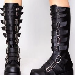 Demonia Shoes Restricted Access Plaform Boots