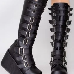 Demonia Shoes Restricted Access Plaform Boots