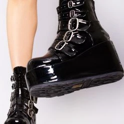 Demonia Shoes Dark Warrior Platform Boots