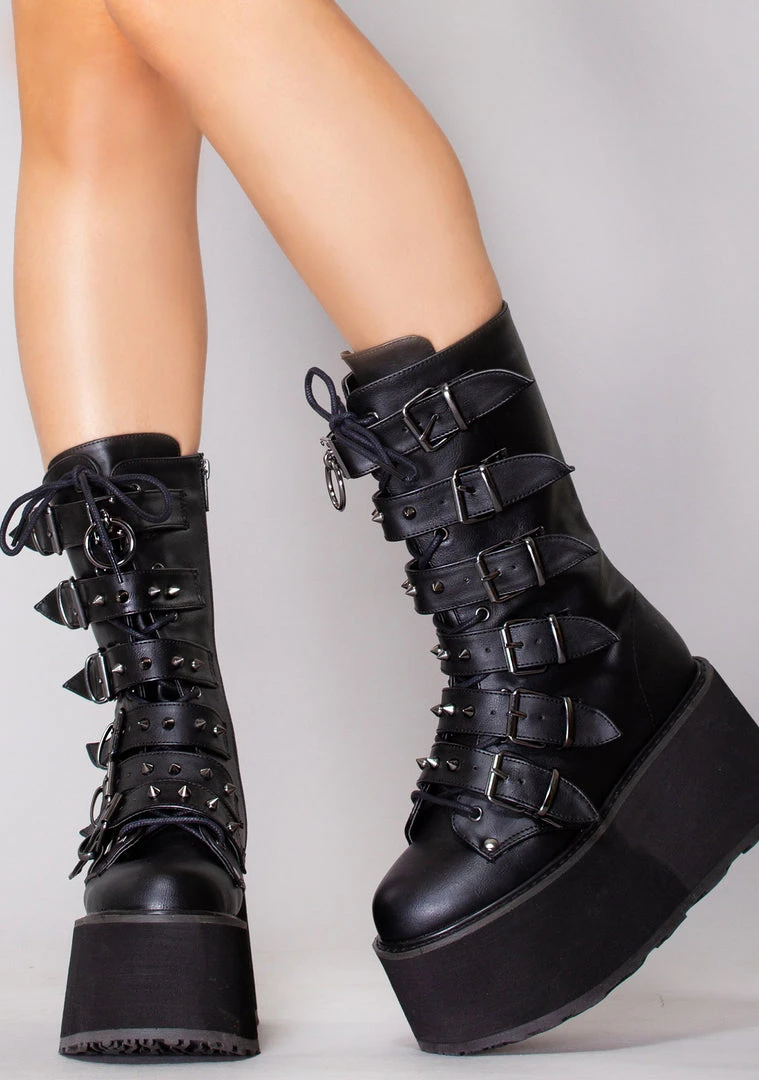 Demonia Shoes Dark Soul Platform Boots