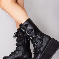 Demonia Shoes Dark Soul Platform Boots