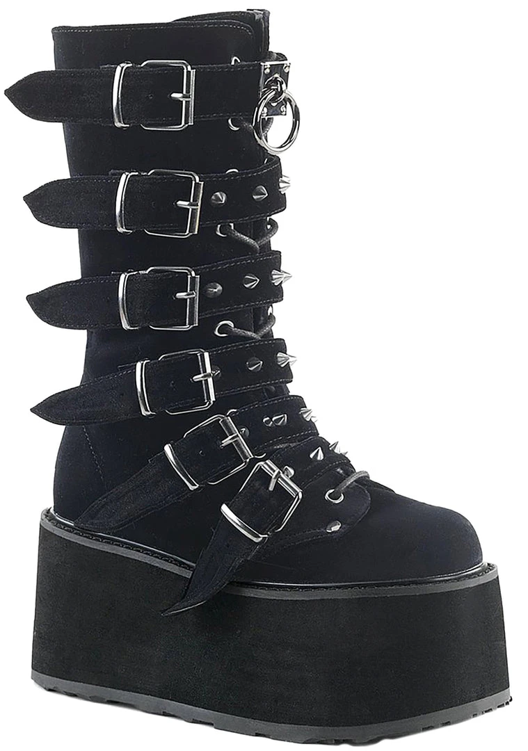 Demonia Death Wish Platform Boots