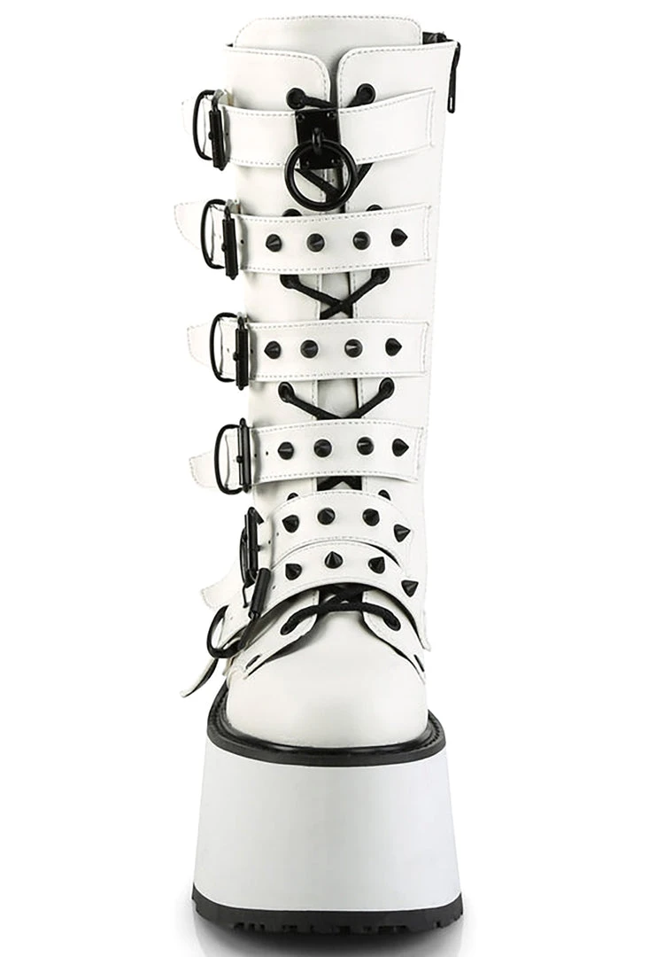 Demonia Mad World Sudden Death Platform Boots