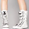 Demonia Mad World Sudden Death Platform Boots