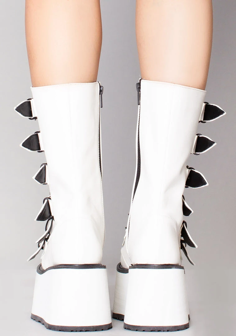 Demonia Mad World Sudden Death Platform Boots