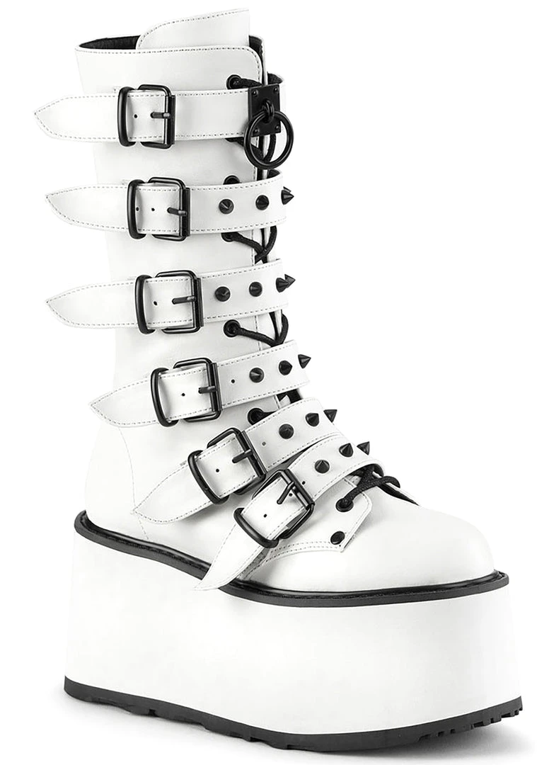 Demonia Mad World Sudden Death Platform Boots