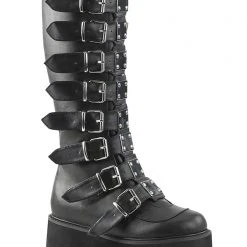 Demonia The Great Fantastic Obsession Multi Strapped Platform Boots